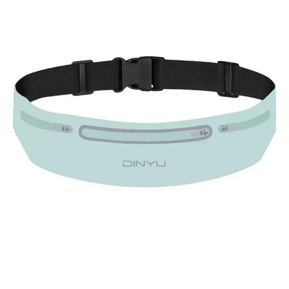 Adjustable sports fanny pack with phone holder for running and gym
