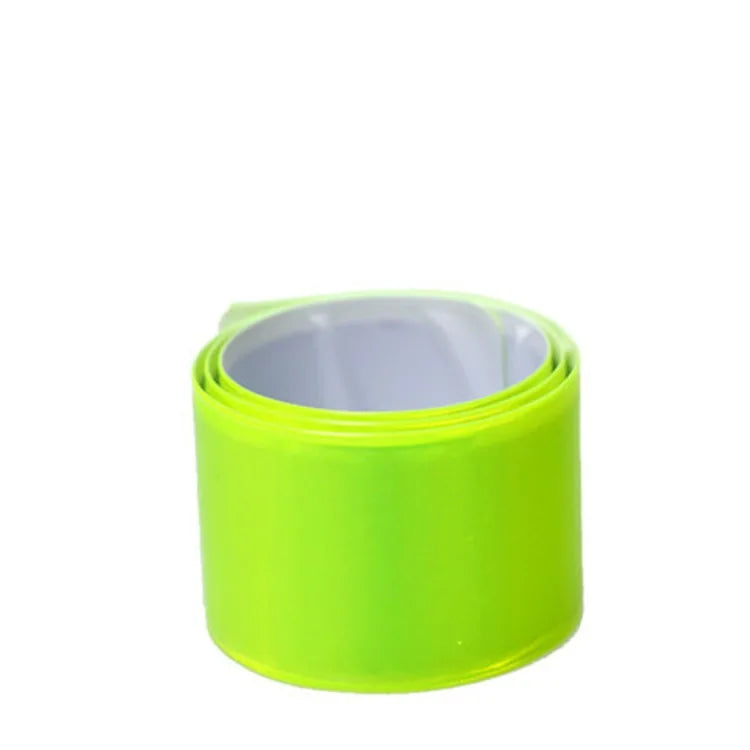 2pcs 40cm reflective slap bands for running, cycling, and safety visibility