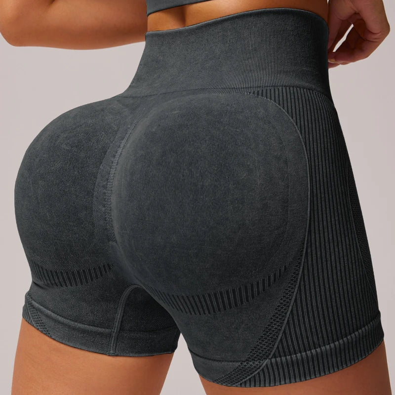 High Waist Tummy Control Yoga Shorts