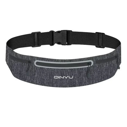 Adjustable sports fanny pack with phone holder for running and gym