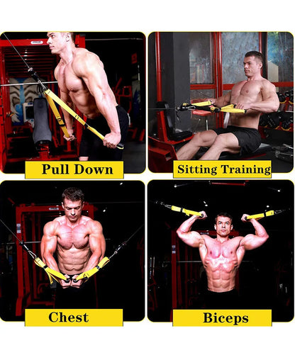 Tricep Pull Rope Push/Pull Gym Cable Attachment