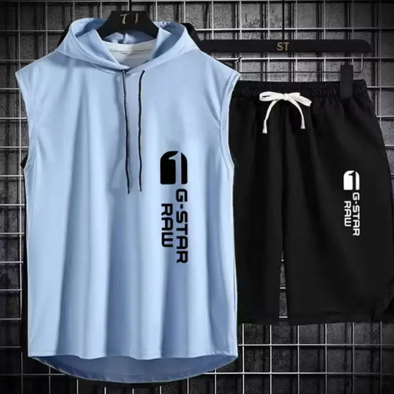 Summer Sports Tracksuit Two-Piece Set