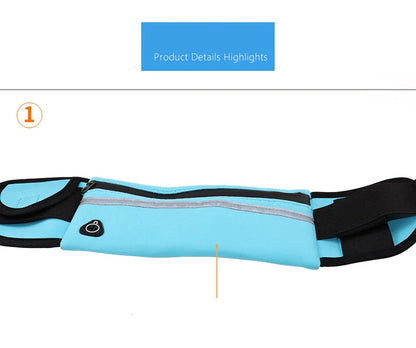 Sports waist bag for running, cycling, and gym – fits phones and essentials