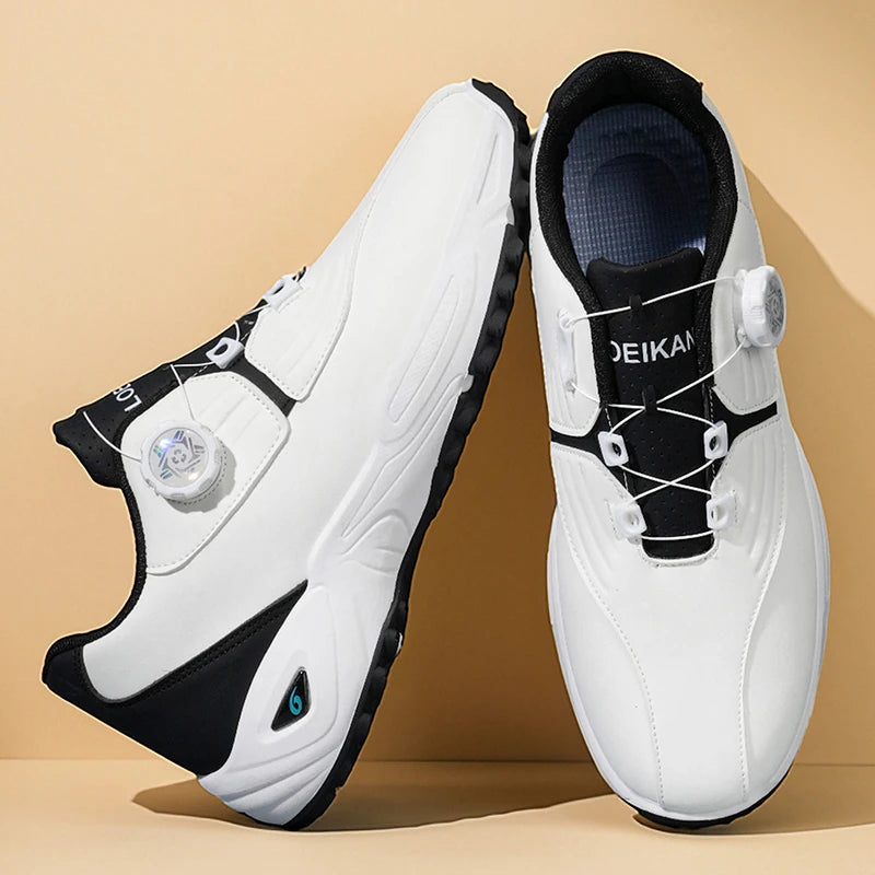 Premium Leather Waterproof Golf Shoes