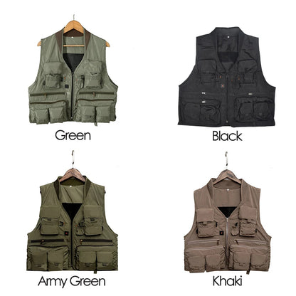 Quick-Dry Multi-Pocket Fishing Vest