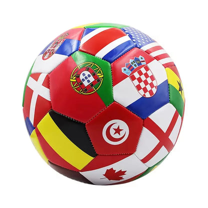 Flag Printed Training Soccer Ball