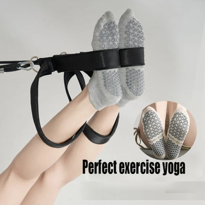 New High Quality Bandage Yoga Socks Anti-Slip Quick-Dry Damping Pilates Ballet Socks Good Grip For Women Cotton Fitness Socks