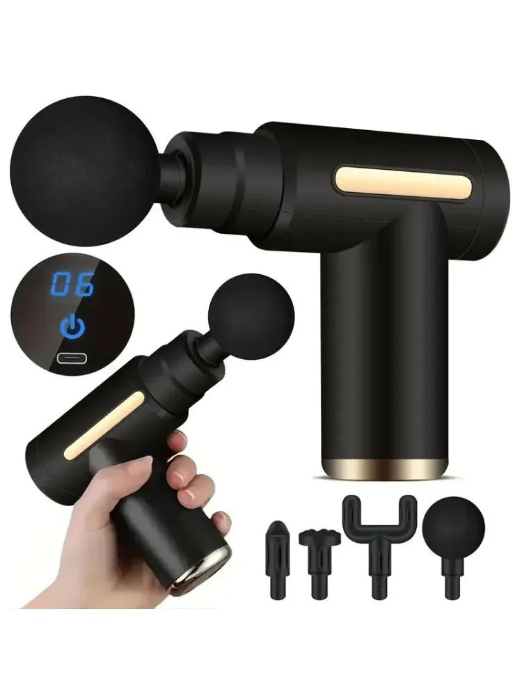 USB mini massage gun for muscle relaxation and recovery