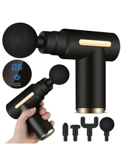 USB mini massage gun for muscle relaxation and recovery