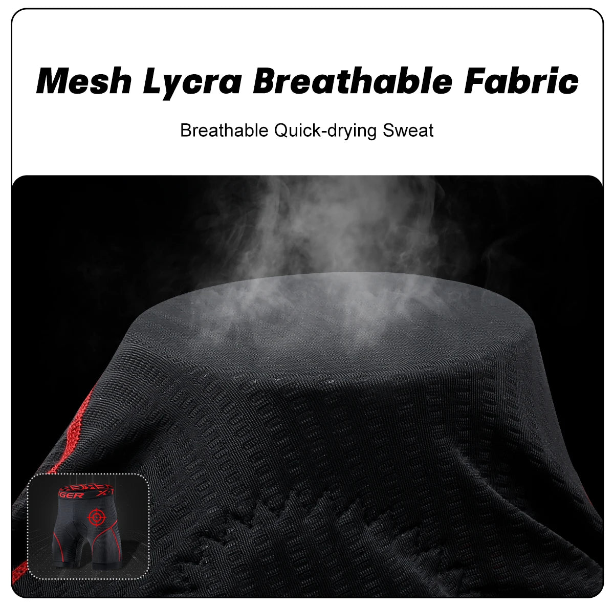 Cycling Shorts Mesh Underwear Gel Pad