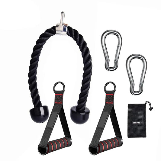 Tricep Pull Rope Push/Pull Gym Cable Attachment