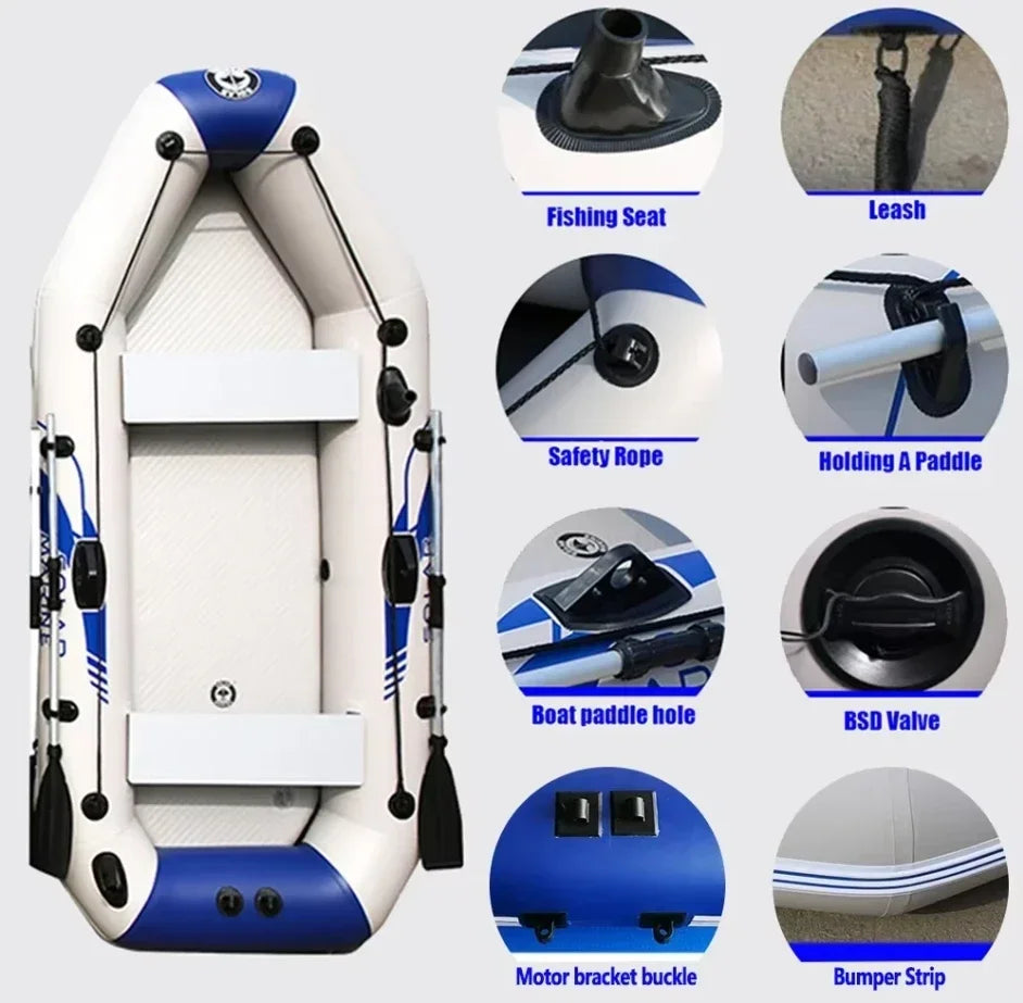 Professional Inflatable Fishing Boat Set