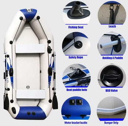 Professional Inflatable Fishing Boat Set