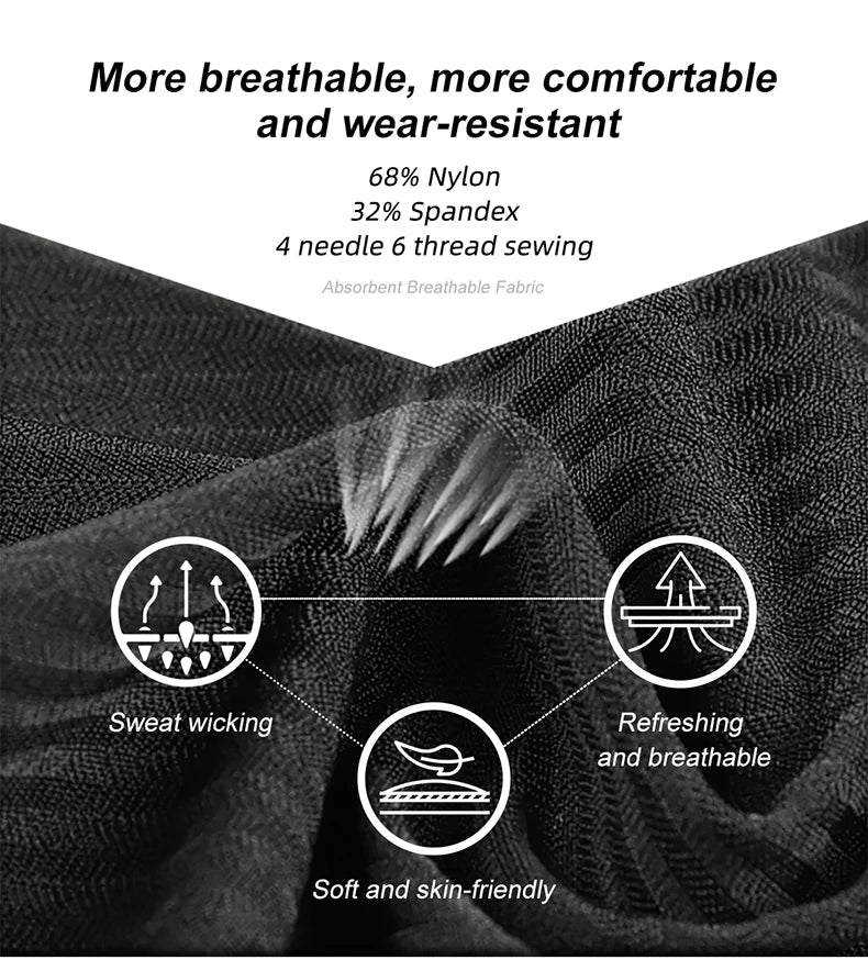 Cycling Shorts Mesh Underwear Gel Pad
