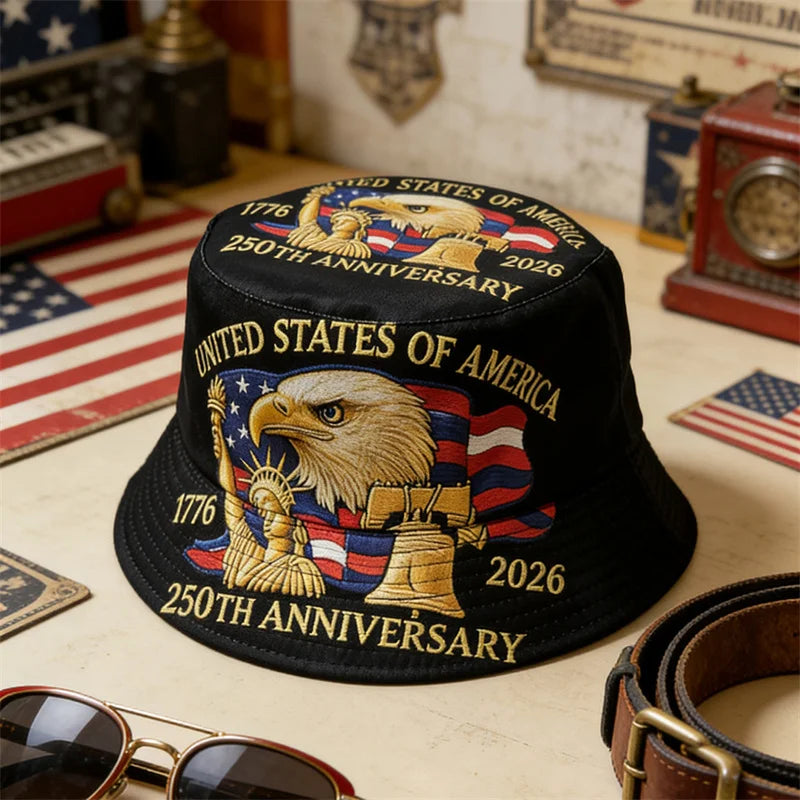 Reversible National Flag Bucket Hat