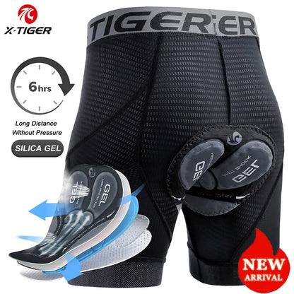 Cycling Shorts Mesh Underwear Gel Pad