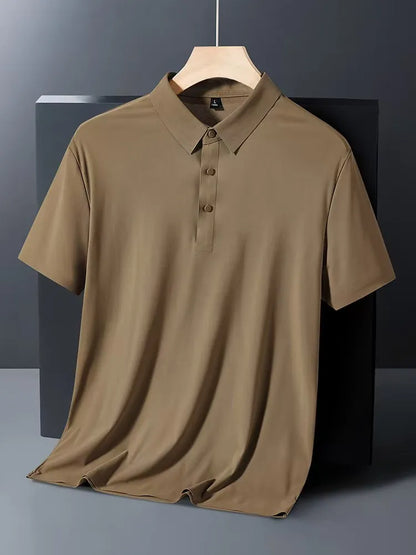 Premium Ice Silk Polo Shirt