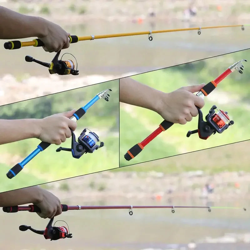 Complete Telescopic Fishing Rod Kit