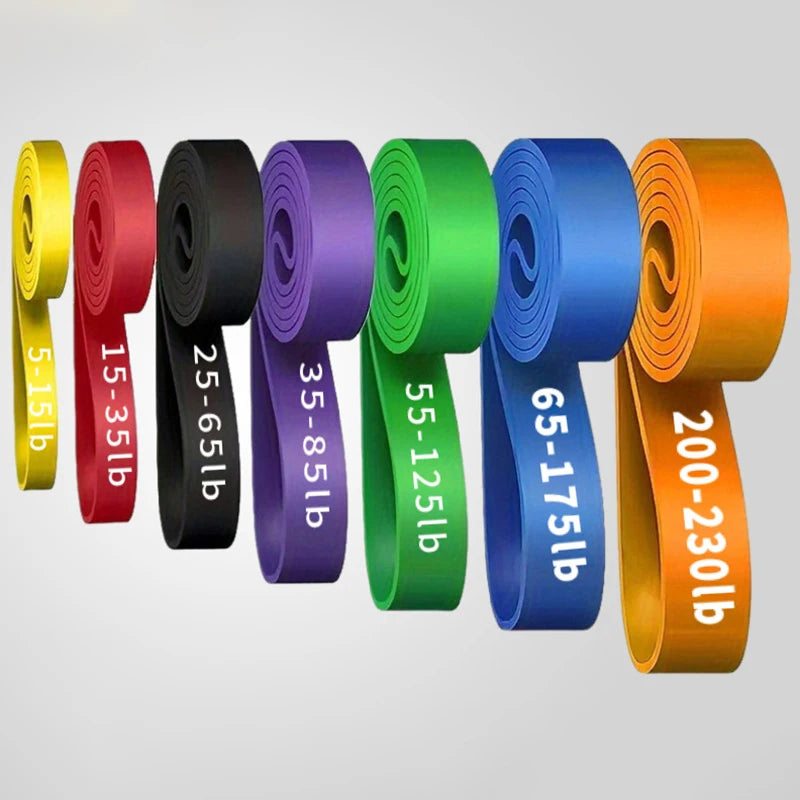 Resistance bands for fitness, pull-up assist, and powerlifting training