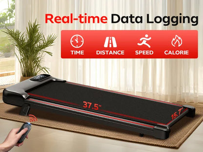 Treadmill with incline, app, and remote control