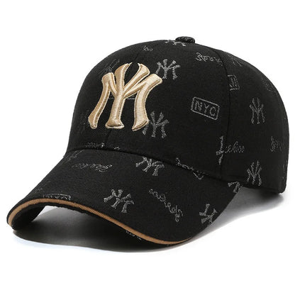 MY Letter Embroidered Baseball Cap