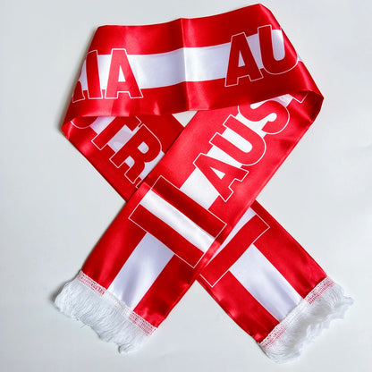 Haiti Norway Double-Sided Flag Scarf