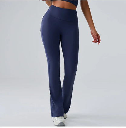 Women’s Flared Yoga Pants – High-Waist Bell-Bottom Leggings