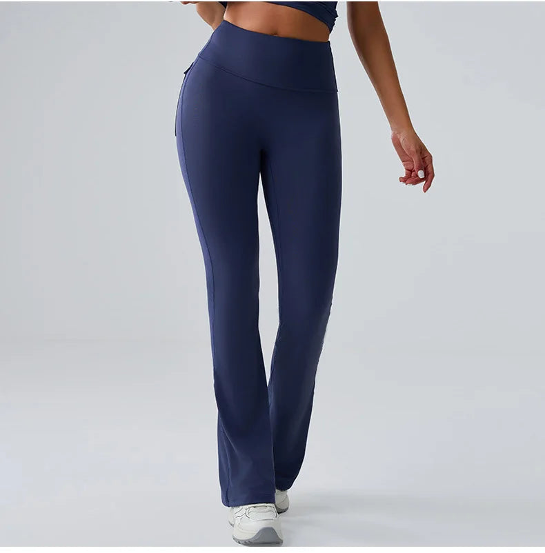 Women’s Flared Yoga Pants – High-Waist Bell-Bottom Leggings