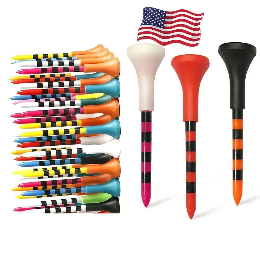50-Pack Colorful Golf Tees