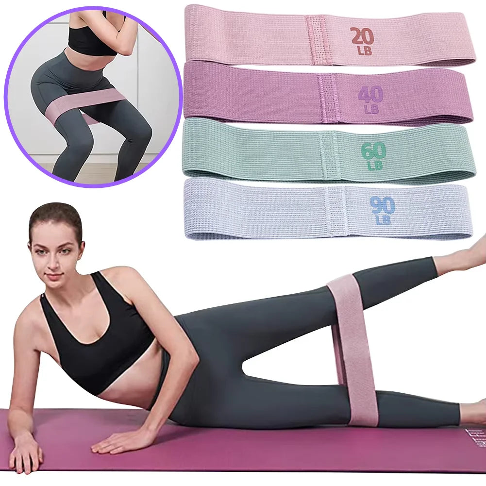 Elastic Workout Glute & Thigh Resistance Bands