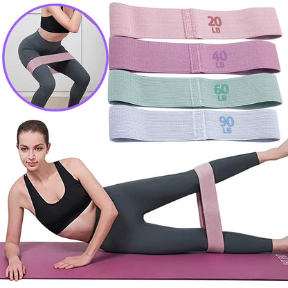 Elastic Workout Glute & Thigh Resistance Bands