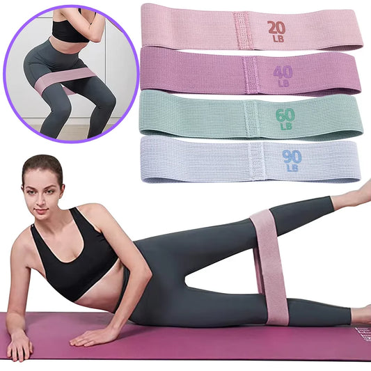 Elastic Workout Glute & Thigh Resistance Bands