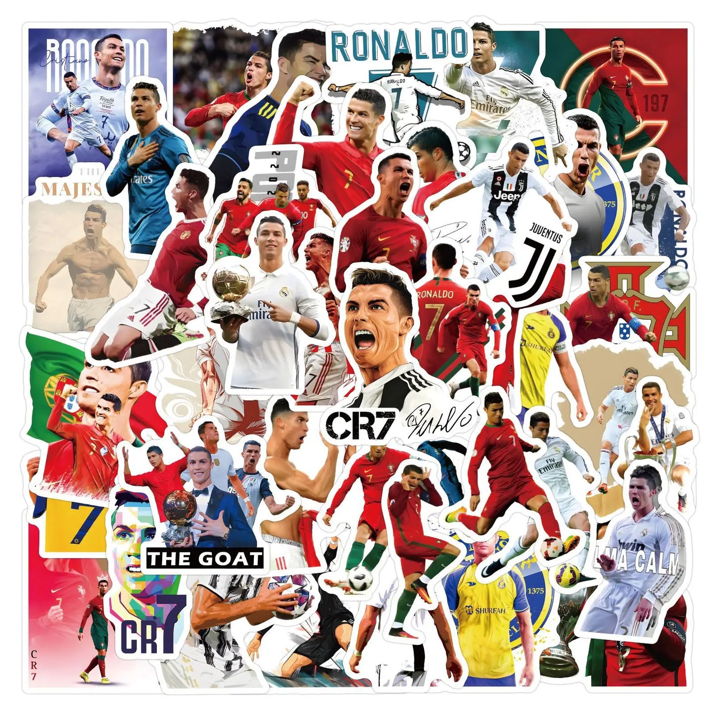 Cristiano Ronaldo Aesthetic Stickers Pack