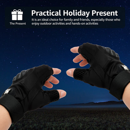 LED Hands-Free Flashlight Gloves