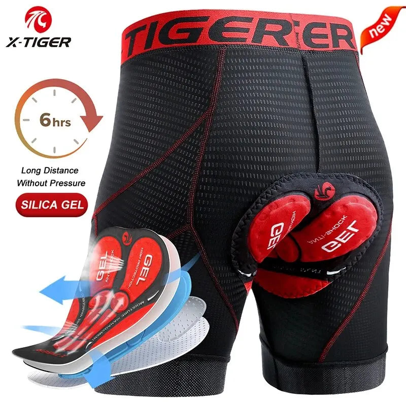 Cycling Shorts Mesh Underwear Gel Pad