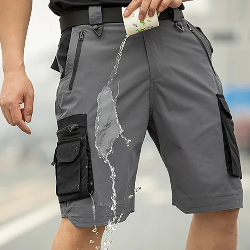 Tactical Multi-Pocket Cargo Shorts