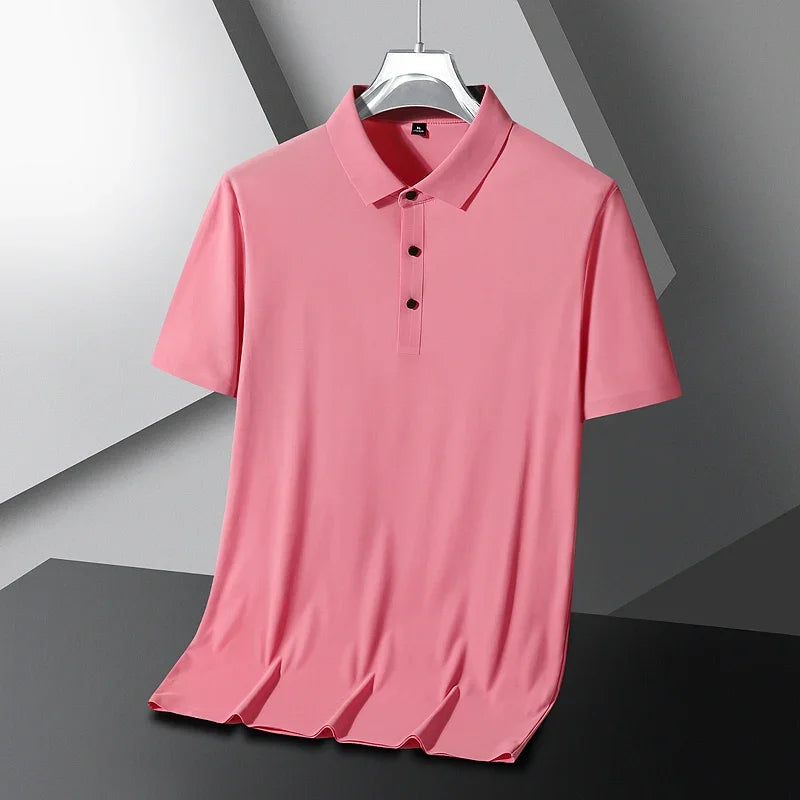 Premium Ice Silk Polo Shirt