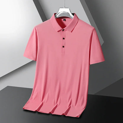 Premium Ice Silk Polo Shirt