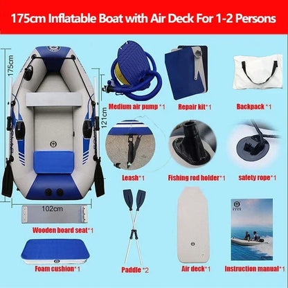 Professional Inflatable Fishing Boat Set