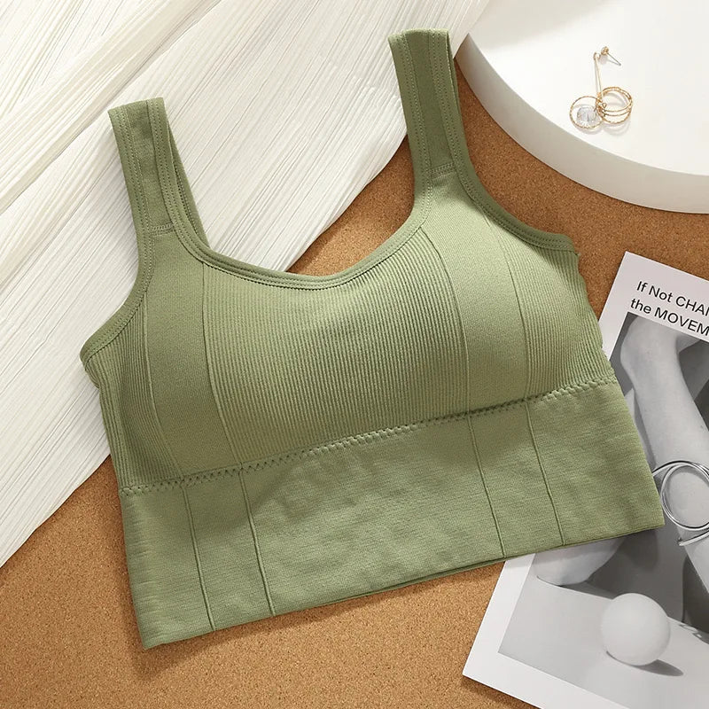 Seamless Shockproof Breathable Sports Bra
