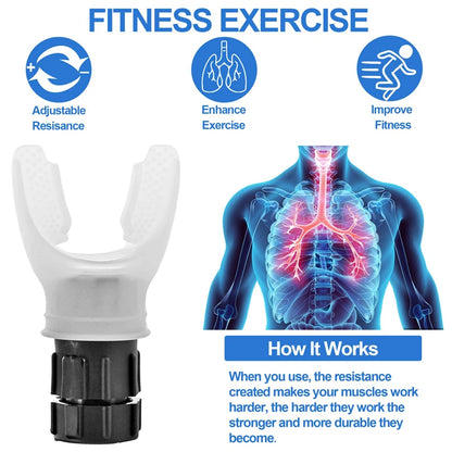 Adjustable Lung Exerciser for Capacity & Strength