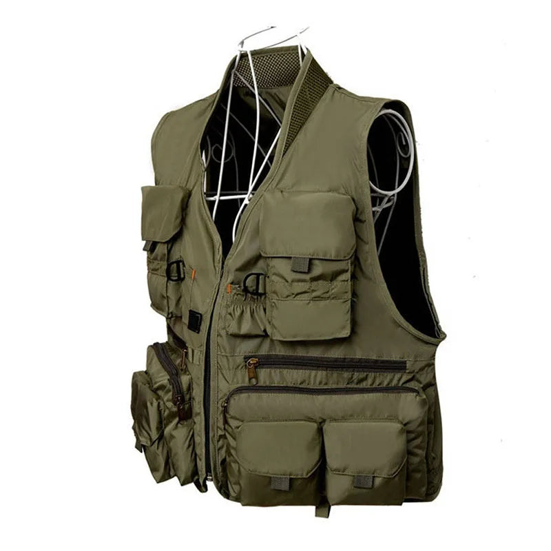 Quick-Dry Multi-Pocket Fishing Vest