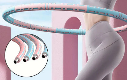 Adjustable 6-Section Foam Exercise Hoop