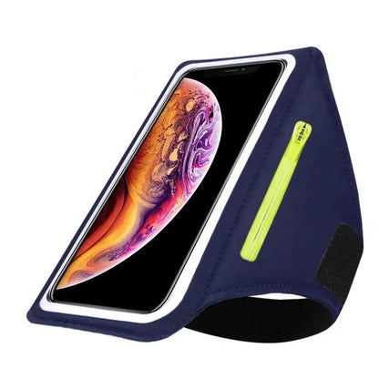 Running phone armband and wrist sleeve for sports and workouts