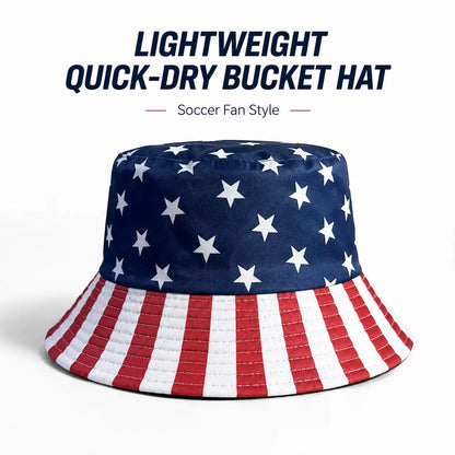 Reversible National Flag Bucket Hat