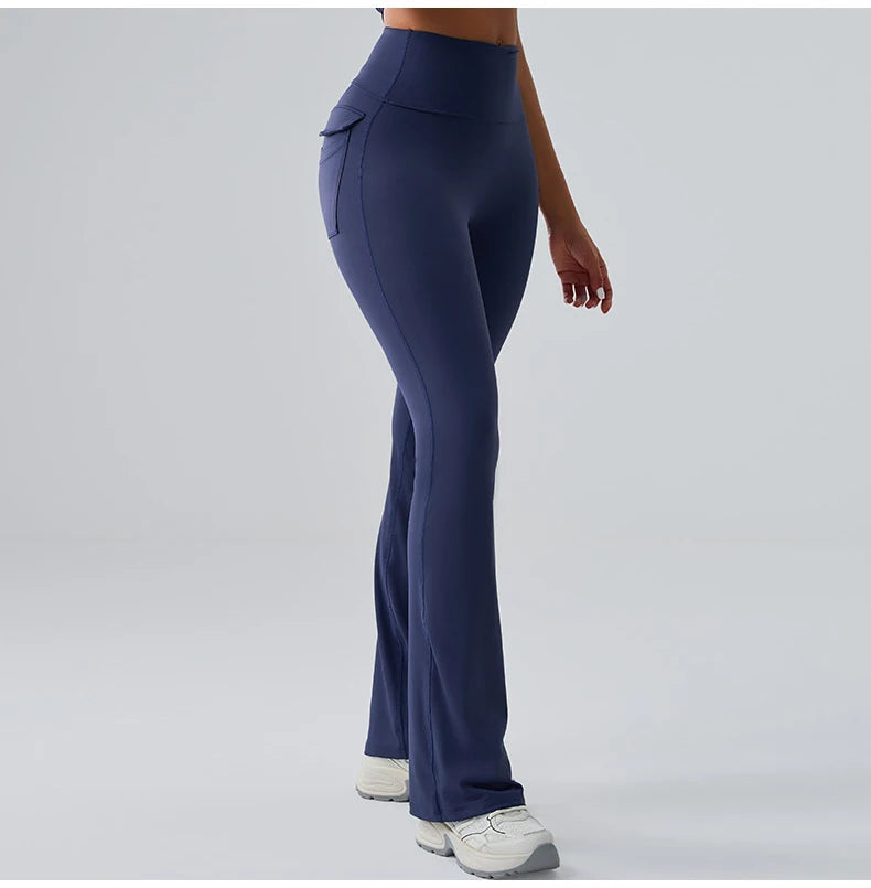Women’s Flared Yoga Pants – High-Waist Bell-Bottom Leggings
