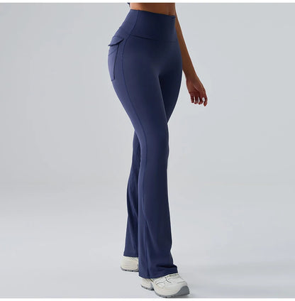 Women’s Flared Yoga Pants – High-Waist Bell-Bottom Leggings