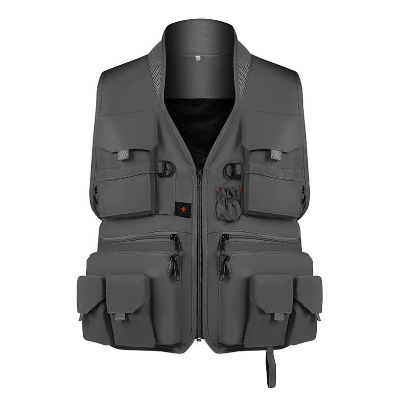 Quick-Dry Multi-Pocket Fishing Vest