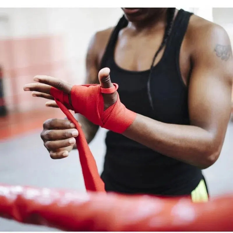 2 Rolls 2.5M Cotton Boxing Bandage Sports Strap