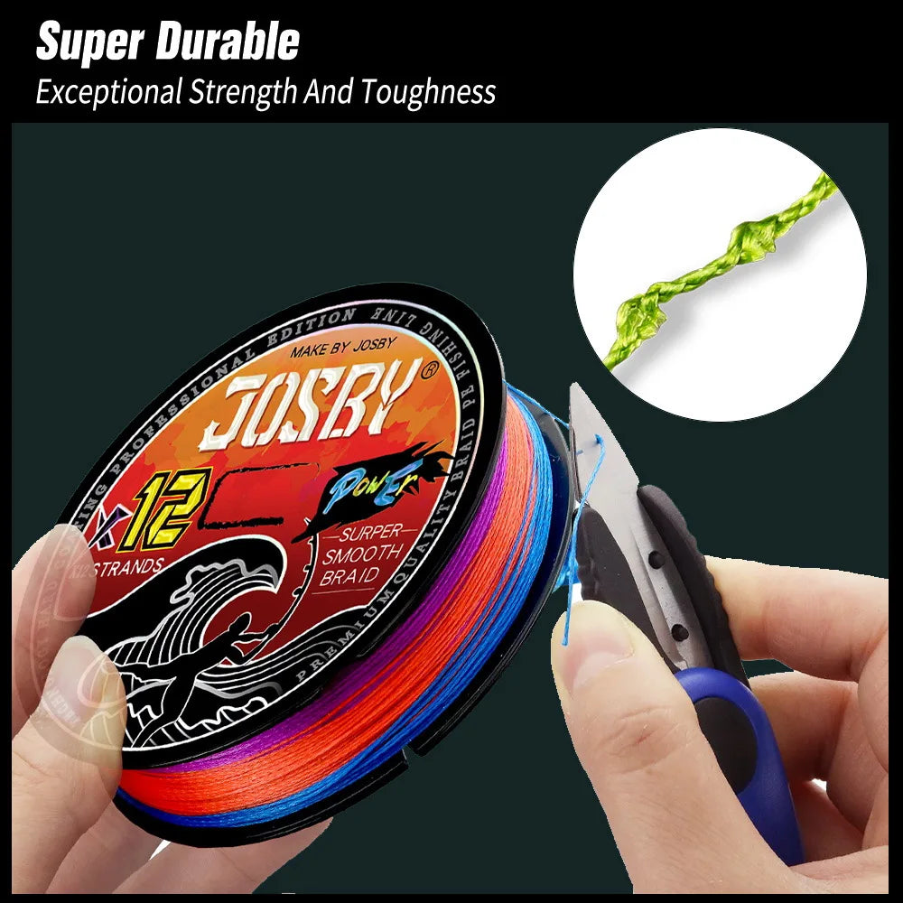 12-Strand Braided Fishing Line SuperStrong